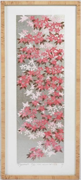 Hajime NAMIKI (1947). 
Fleurs.
Lithographie,...