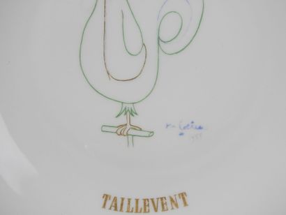 Jean COCTEAU (1889–1963), made in LIMOGES.
Rooster...