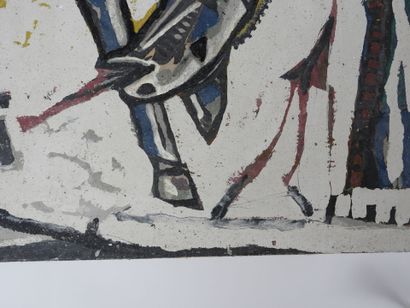 Pierre ANTONIUCCI (born in 1943). 
The Horse.
Oil...