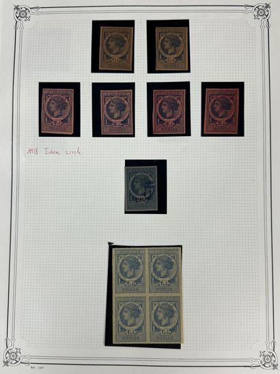 Fiscaux - Copie : Bel ensemble de timbres...