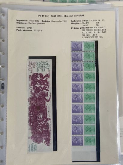 Elisabeth II : Etude des timbres de Grande...