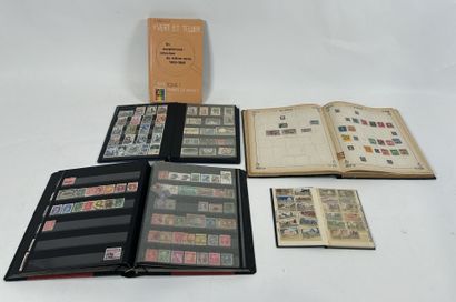 Vrac : Timbres du Monde obl. . 4 Albums....