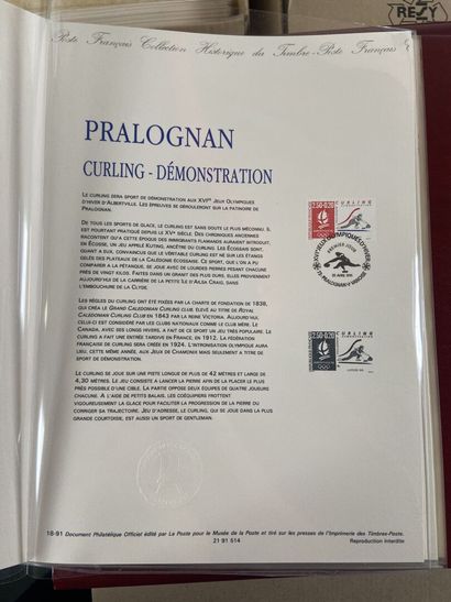 Documents Philatéliques : Ensemble de documents...