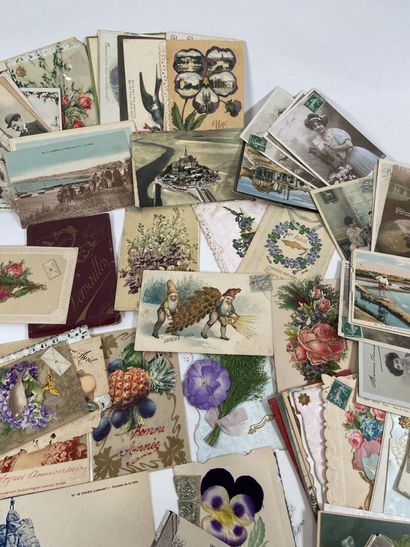 Cartes Postales : Petit lot de cartes postales...