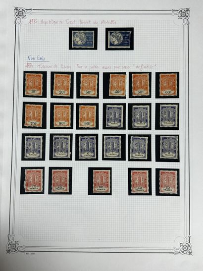 Fiscaux - Anciens Combattants : Timbres de...