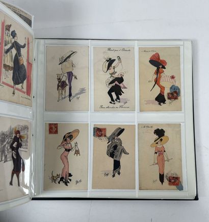 Fantaisie : Cartes fantaisies dont dentelles,...