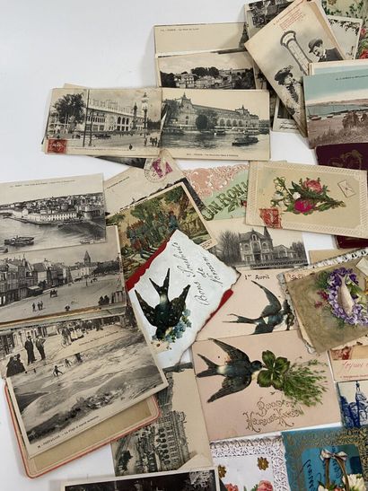 Cartes Postales : Petit lot de cartes postales...