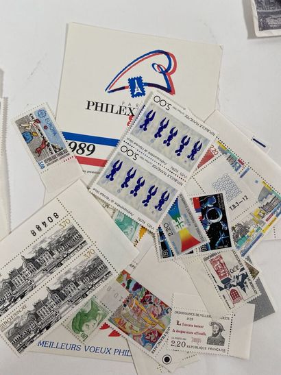 Faciale : Ensemble de timbres en Francs par...