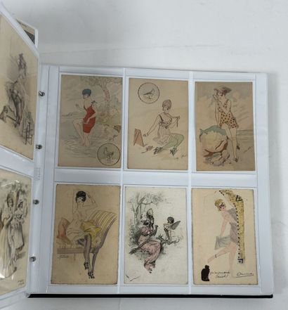 Fantaisie : Cartes fantaisies dont dentelles,...