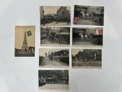 Chasse à Courre : Ensemble de 39 cartes sur...