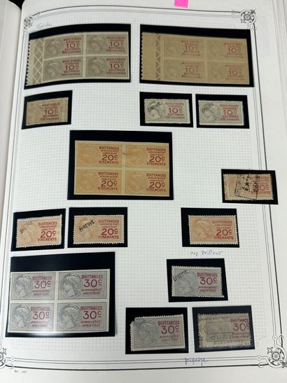 Fiscaux - Quittance : Timbres de quittance...