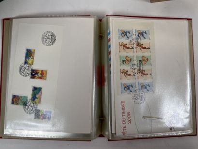 Vrac : Important lot de timbres de France...