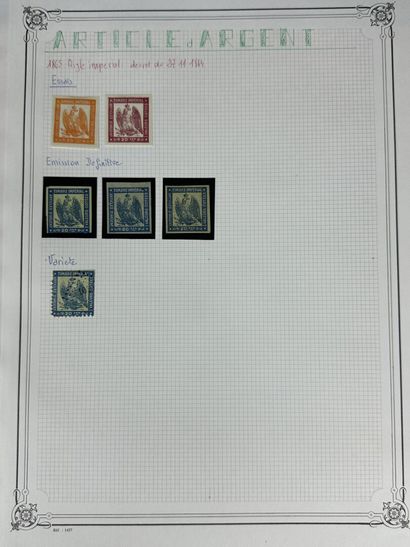 Fiscaux - Articles d'argent : Timbres de...