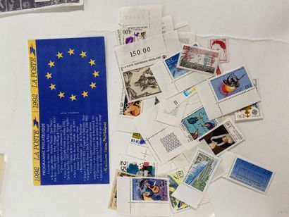 Faciale : Ensemble de timbres en Francs par...