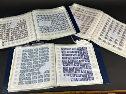 Faciale : Timbre en planches complètes en...