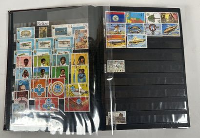 Monde : Timbres du Monde en majorité oblitérés...