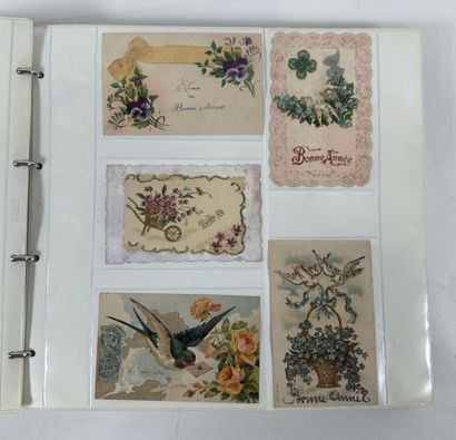 Fantaisie : Cartes fantaisies dont dentelles,...