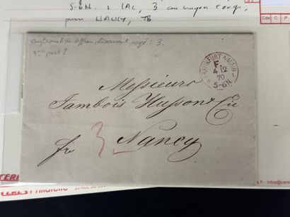 Alsace - Lorraine - Lettres : Ensemble de...