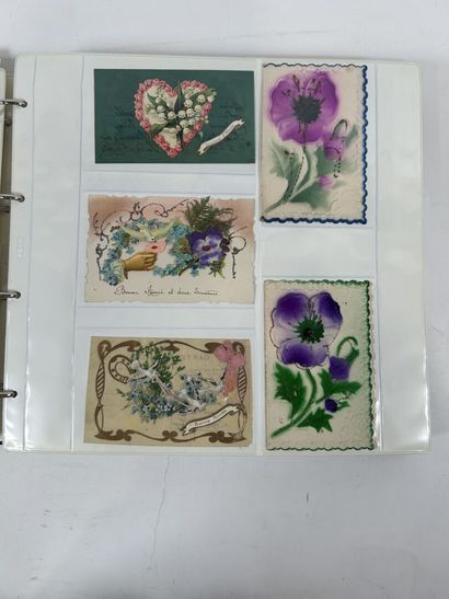 Fantaisie : Cartes fantaisies dont dentelles,...