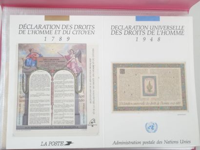 Timbres du Monde dont Colonies françaises,...