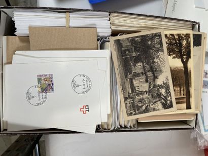Vrac : Important lot de timbres de France...
