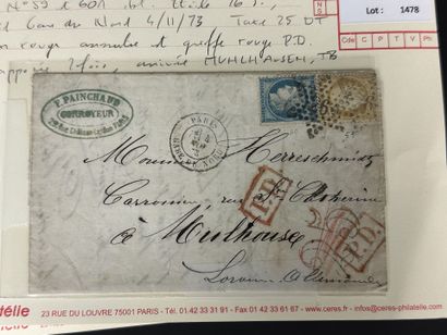 Alsace - Lorraine - Lettres : Ensemble de...