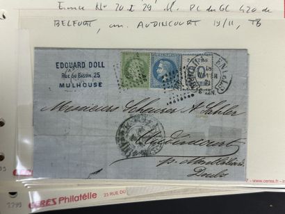 Alsace - Lorraine - Lettres : Ensemble de...