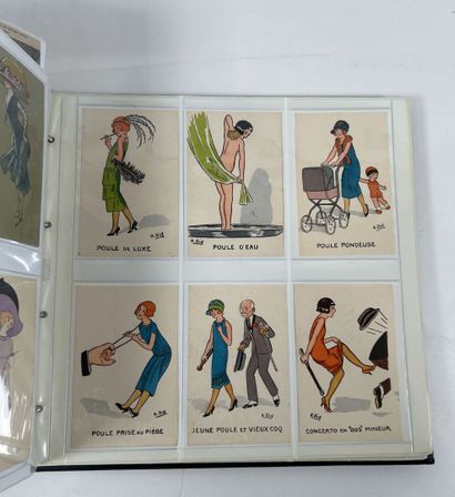 Fantaisie : Cartes fantaisies dont dentelles,...
