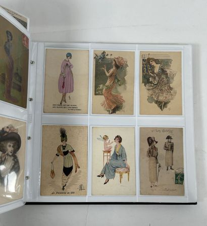 Fantaisie : Cartes fantaisies dont dentelles,...