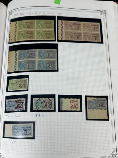 Fiscaux - Quittance : Timbres de quittance...