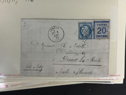 Alsace - Lorraine - Lettres : Ensemble de...