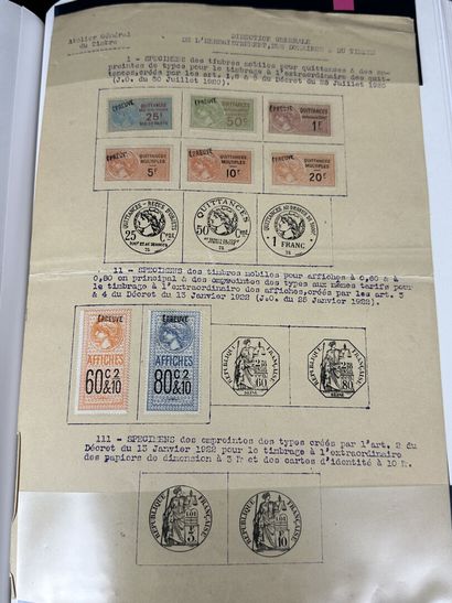 Fiscaux - Quittance : Timbres de quittance...