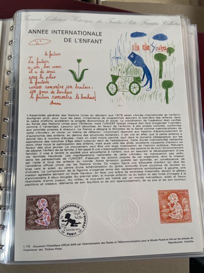 Documents Philatéliques : Ensemble de documents...