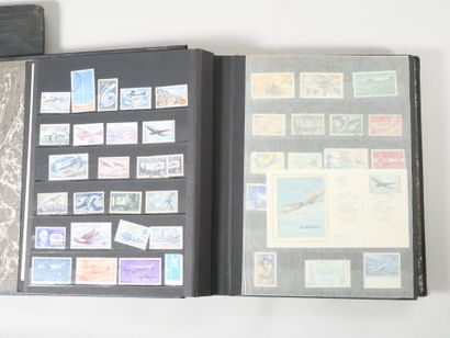 Timbres du Monde dont Colonies françaises,...
