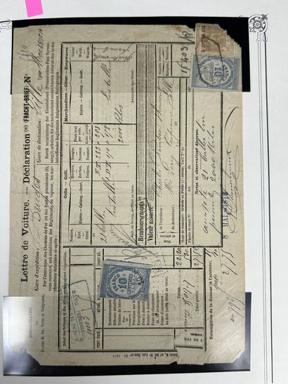 Fiscaux - Quittance : Timbres de quittance...