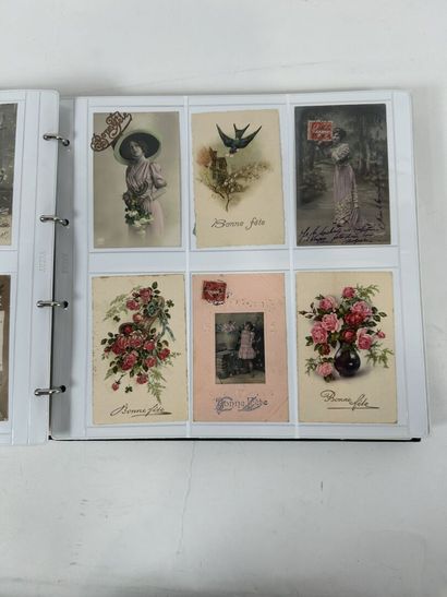 Fantaisie : Cartes fantaisies dont dentelles,...