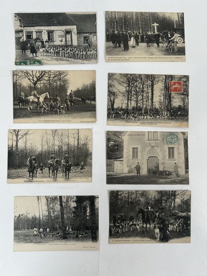 Chasse à Courre : Ensemble de 39 cartes sur...