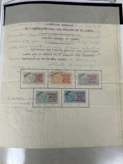 Fiscaux - Quittance : Timbres de quittance...