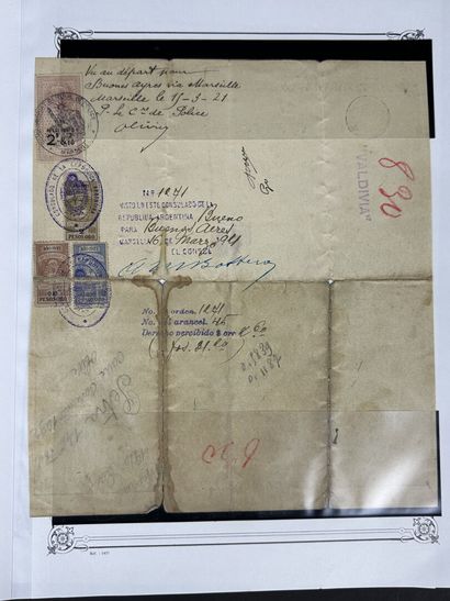 Fiscaux - Passeport : Timbres des Passeports...