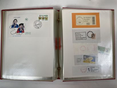 Vrac : Important lot de timbres de France...