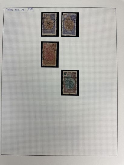 Fiscaux - Colonies Françaises : Lot de timbres...