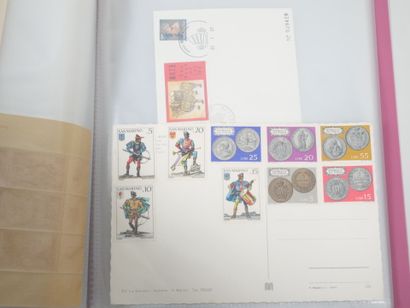 Timbres du Monde dont Colonies françaises,...