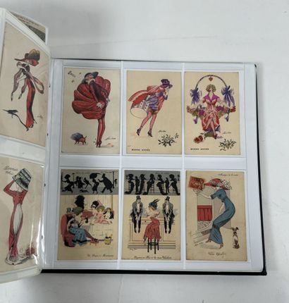 Fantaisie : Cartes fantaisies dont dentelles,...