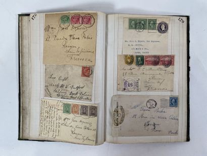 Correspondance : Ensemble de lettres et devant...