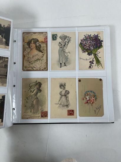 Fantaisie : Cartes fantaisies dont dentelles,...