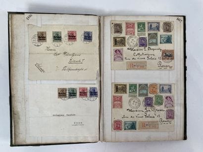 Correspondance : Ensemble de lettres et devant...