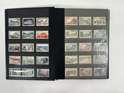 Vrac : Timbres du Monde obl. . 4 Albums....