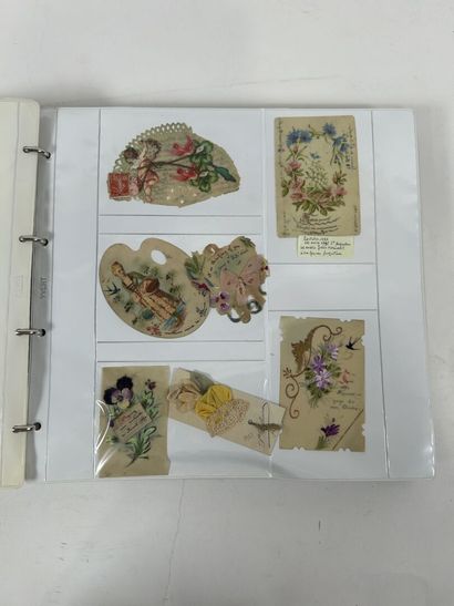 Fantaisie : Cartes fantaisies dont dentelles,...