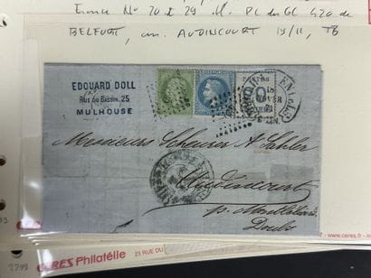 Alsace - Lorraine - Lettres : Ensemble de...