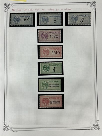 Fiscaux - Connaissements - Médaillon de Tasset...